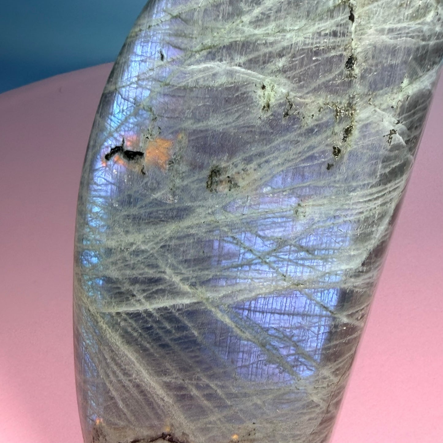 Purple Labradorite Medium Freeform (Video)