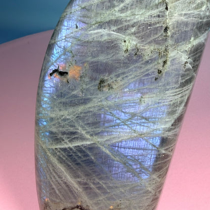 Purple Labradorite Medium Freeform (Video)