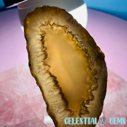 Natural Agate Small Thick Slice