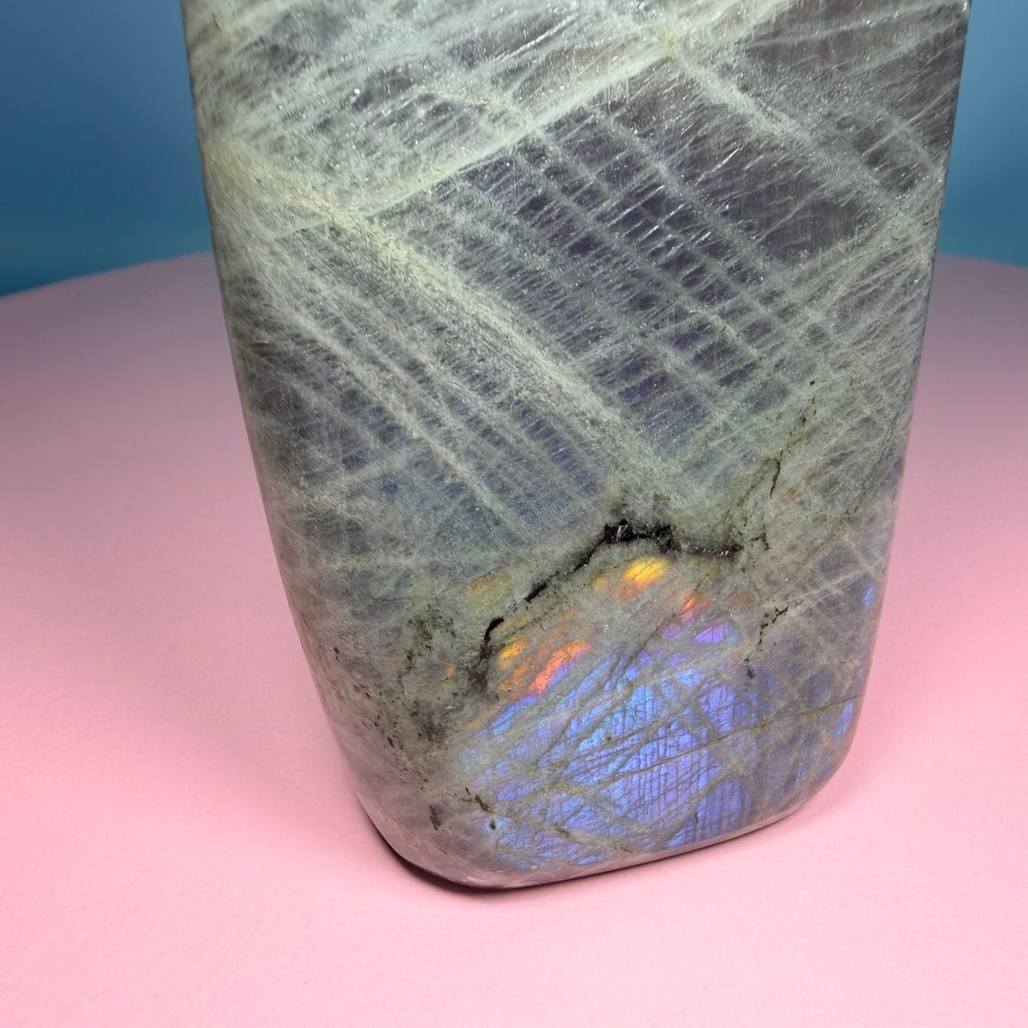 Purple Labradorite Medium Freeform (Video)