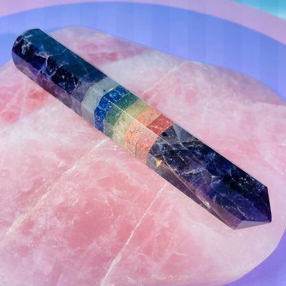 7 Chakra Crystal Wand - Amethyst