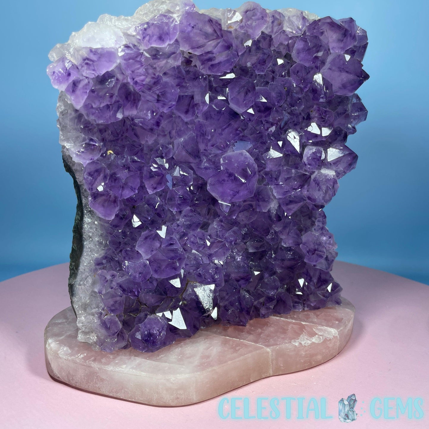 Dark Amethyst Large Standing Cluster Freeform