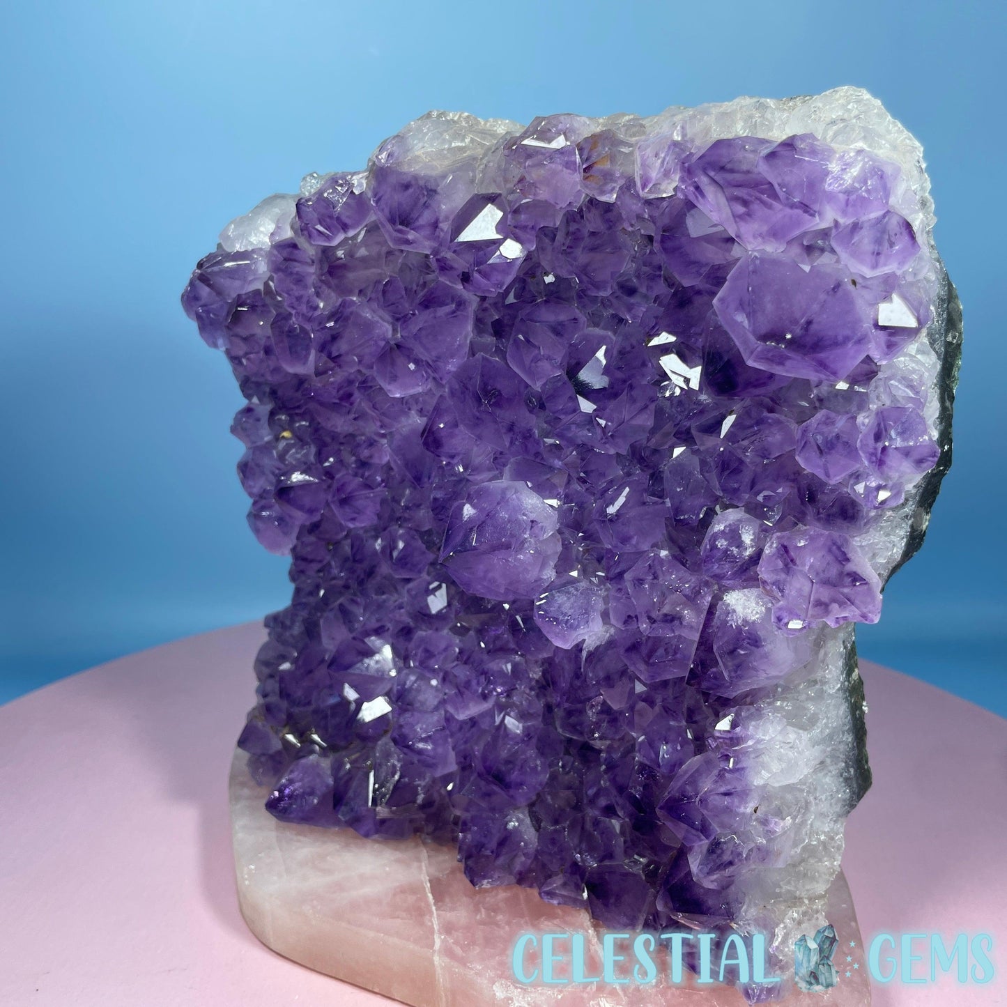 Dark Amethyst Large Standing Cluster Freeform