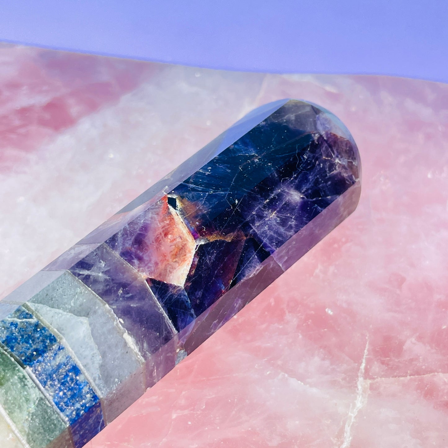 7 Chakra Crystal Wand - Amethyst