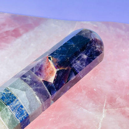 7 Chakra Crystal Wand - Amethyst