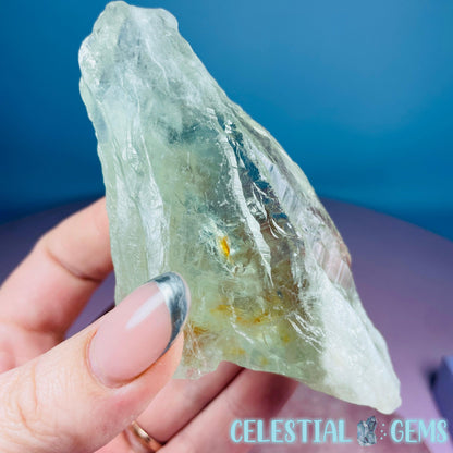 Prasiolite (Green Quartz) Raw Medium Point Specimen