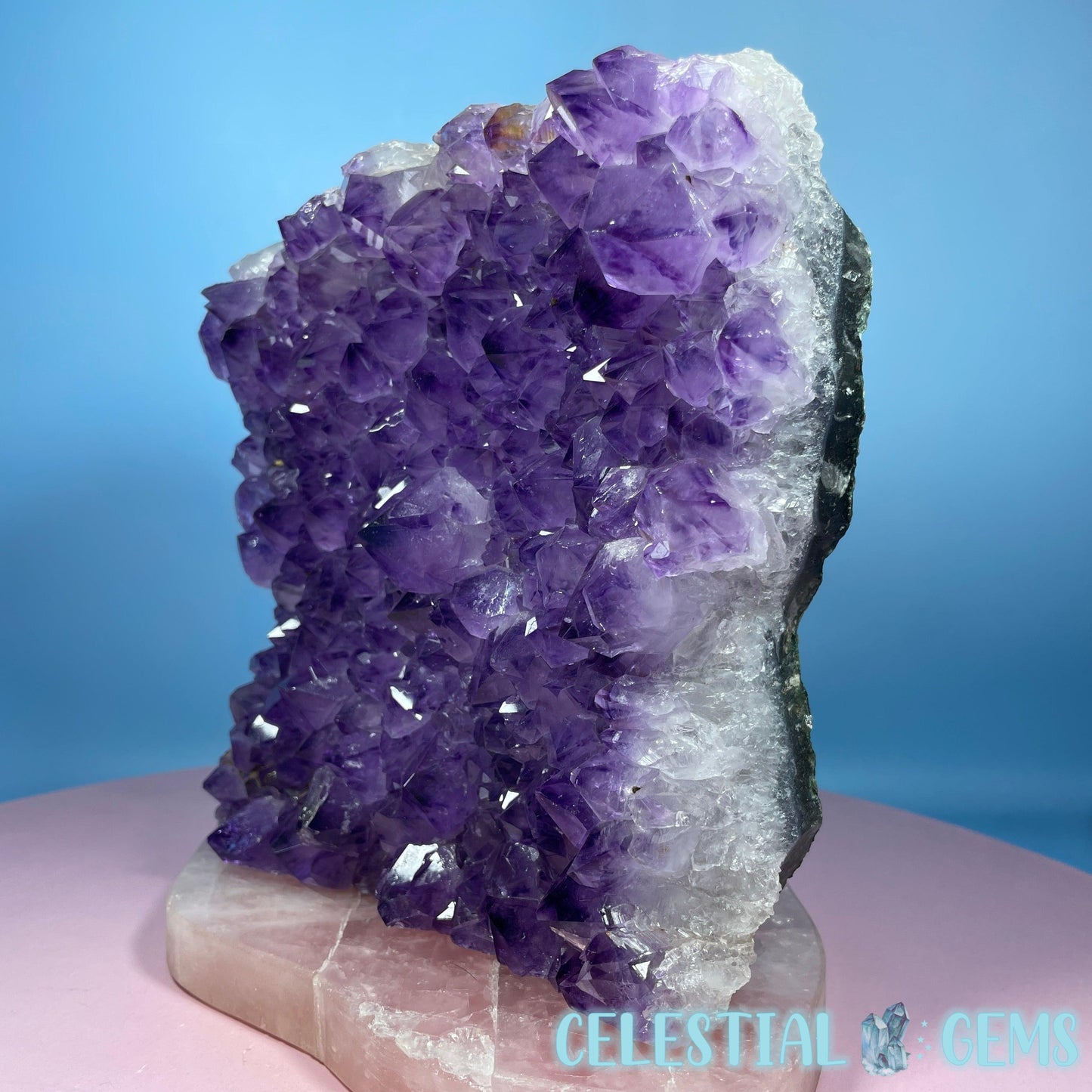 Dark Amethyst Large Standing Cluster Freeform