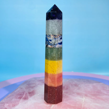 7 Chakra Crystal Tower