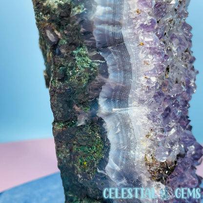 Amethyst + Agate Large Standing Cluster Freeform