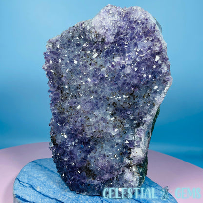 Amethyst + Agate Large Standing Cluster Freeform