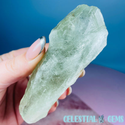 Prasiolite (Green Quartz) Raw Medium Point Specimen