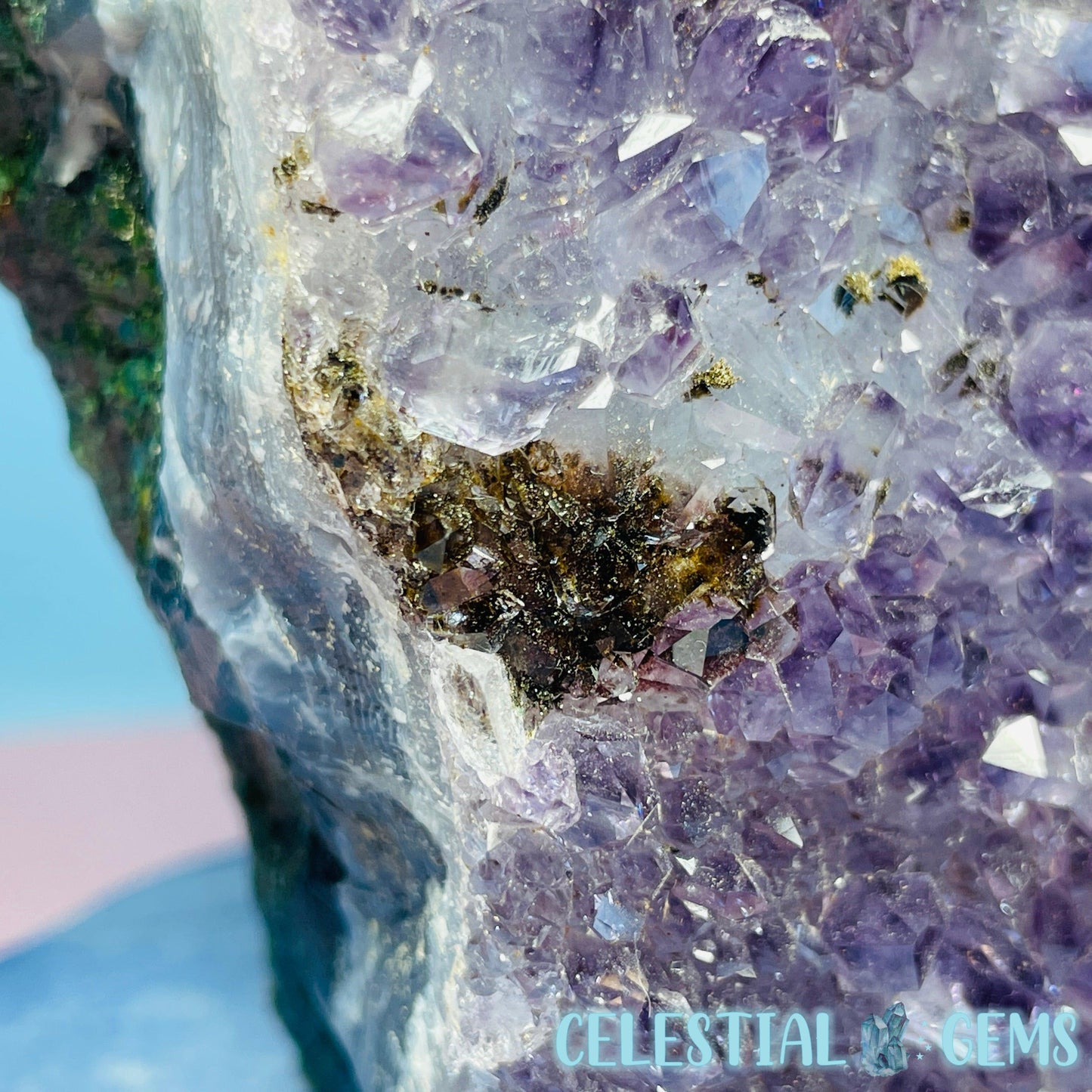 Amethyst + Agate Large Standing Cluster Freeform