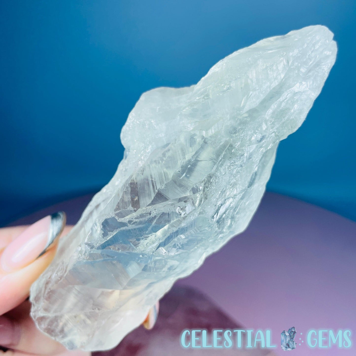 Prasiolite (Green Quartz) Raw Medium Point Specimen