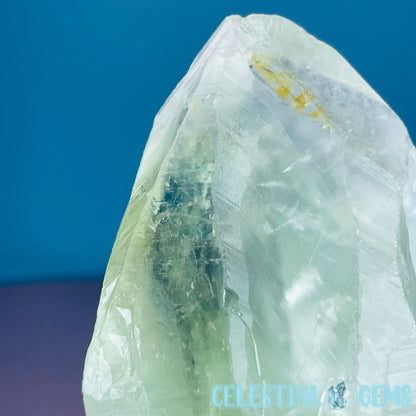 Prasiolite (Green Quartz) Raw Medium Point Specimen