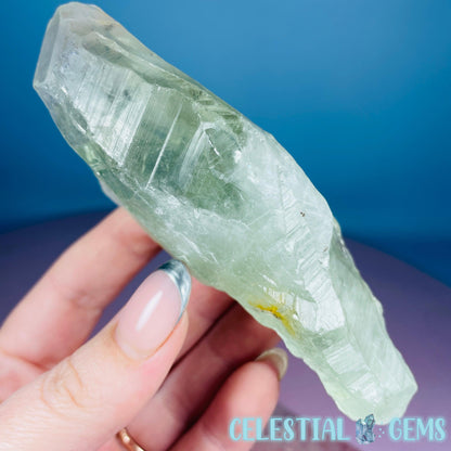 Prasiolite (Green Quartz) Raw Medium Point Specimen
