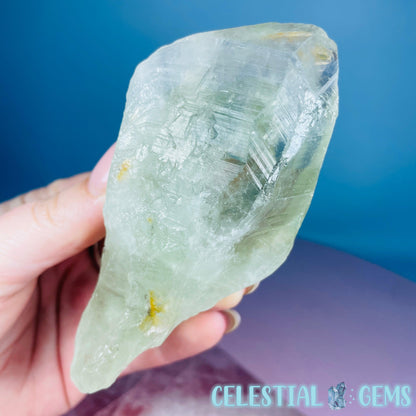 Prasiolite (Green Quartz) Raw Medium Point Specimen