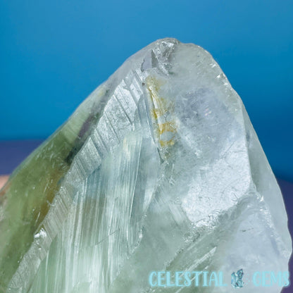 Prasiolite (Green Quartz) Raw Medium Point Specimen