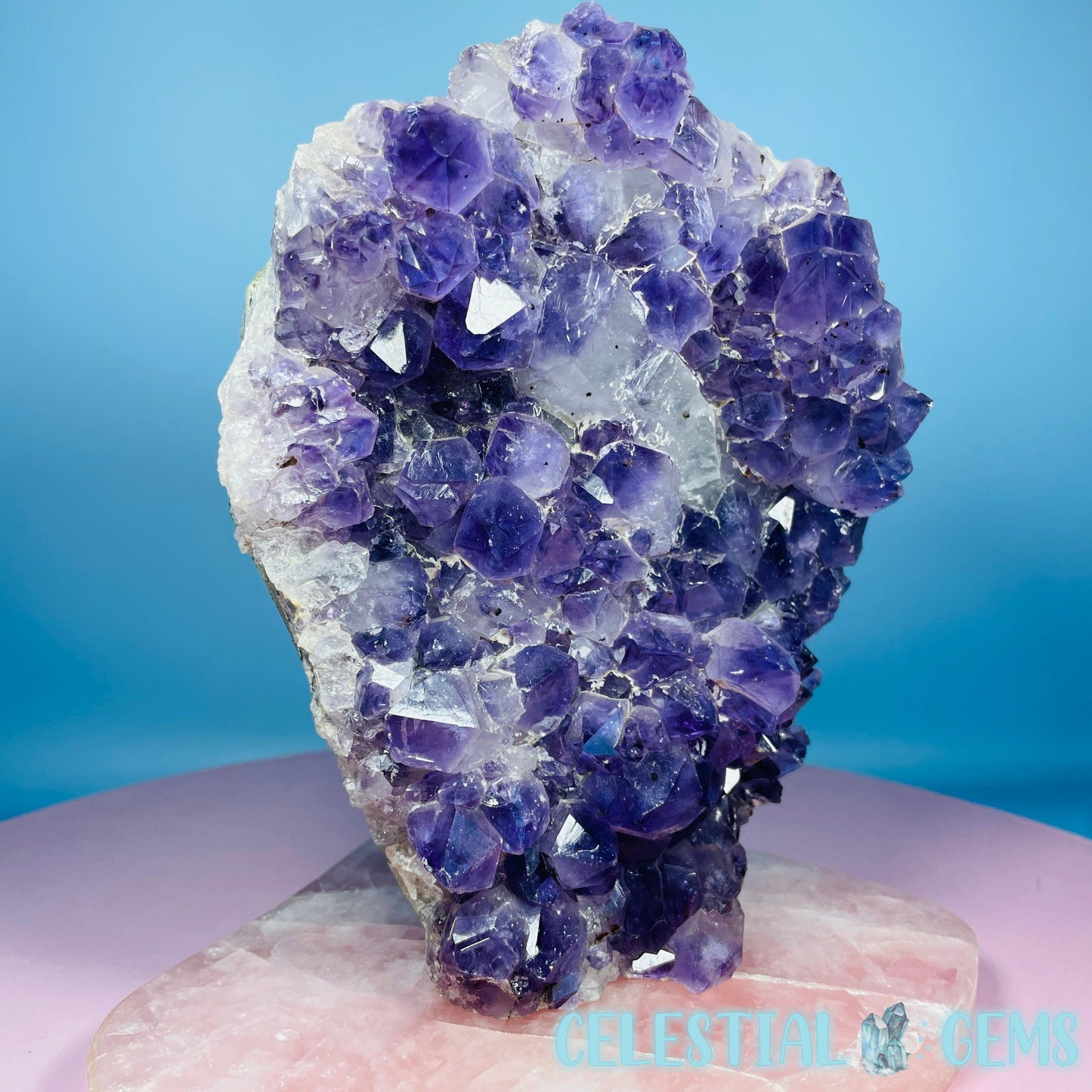 Amethyst Large Standing Cluster Freeform