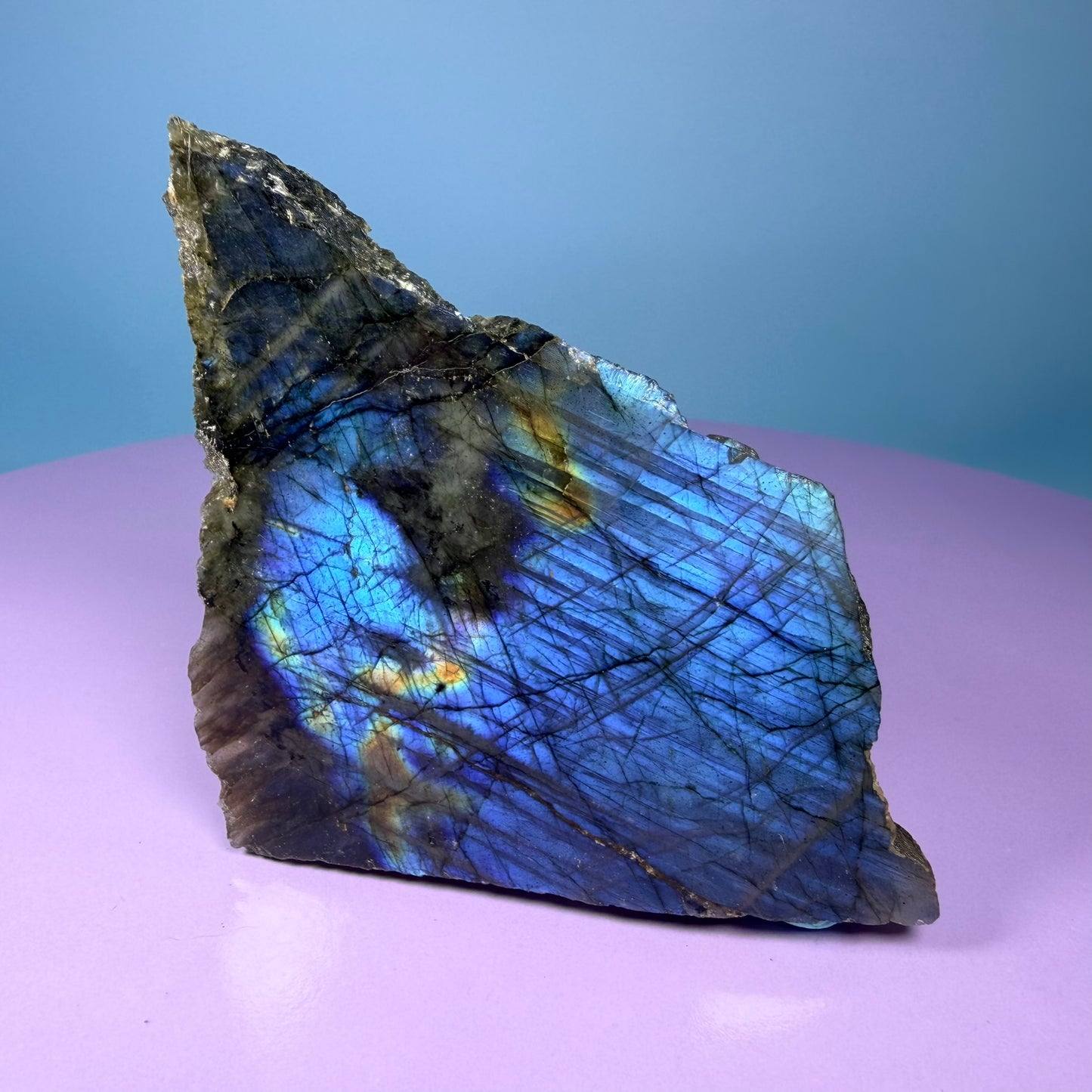 Labradorite Semi-Polished Small Freeform (Video)