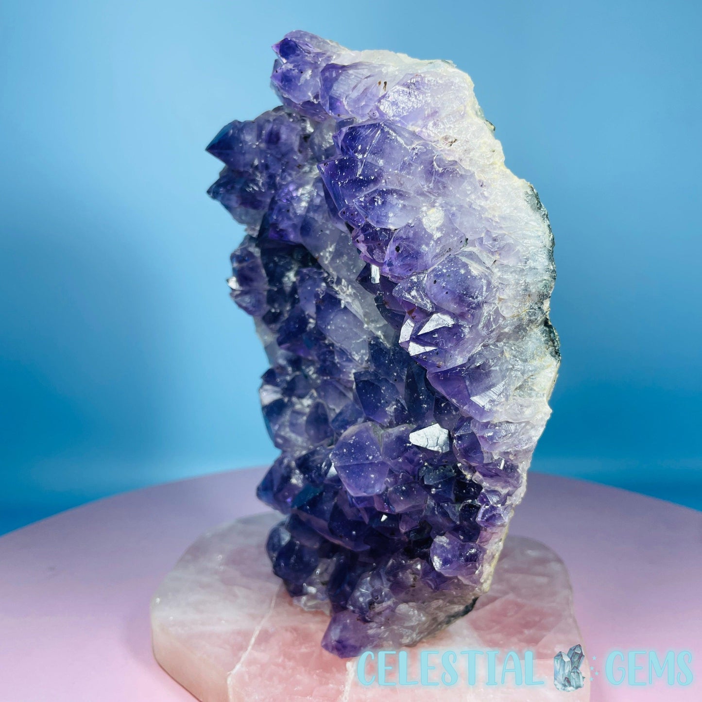 Amethyst Large Standing Cluster Freeform