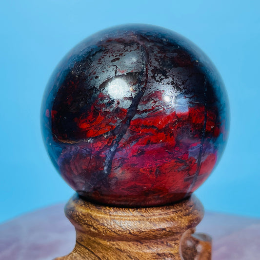 Jasperlite (Red Jasper + Hematite) Medium Sphere