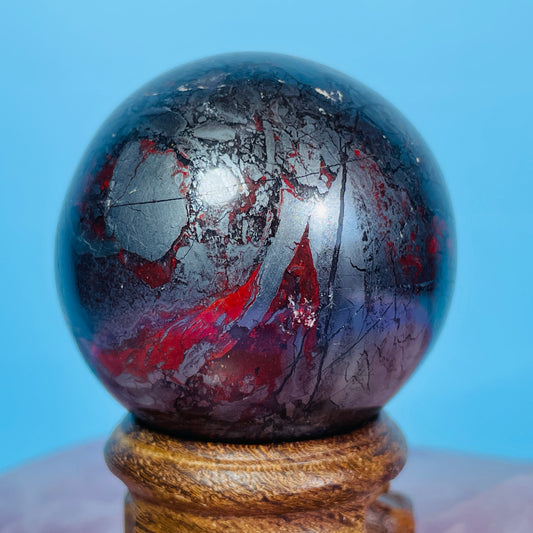 Jasperlite (Red Jasper + Hematite) Medium Sphere