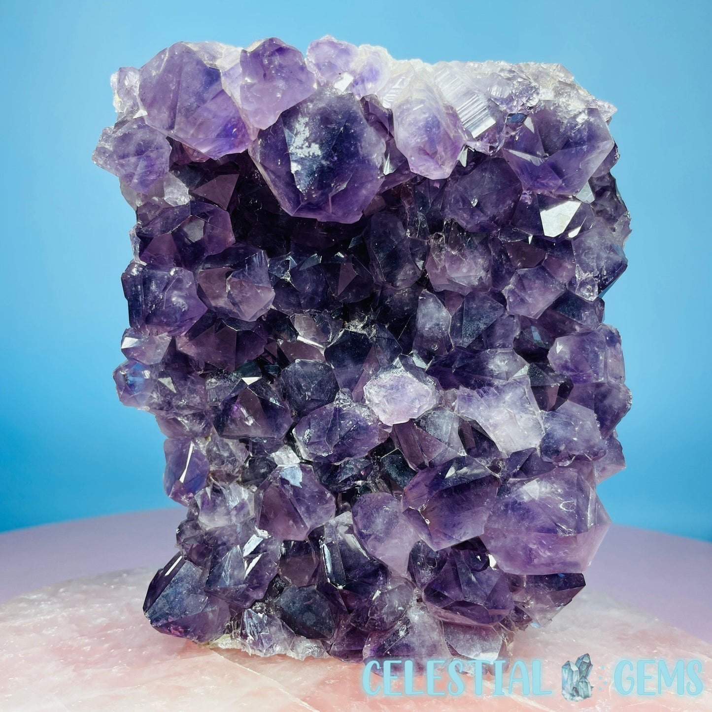 Dark Amethyst Medium Standing Cluster Freeform