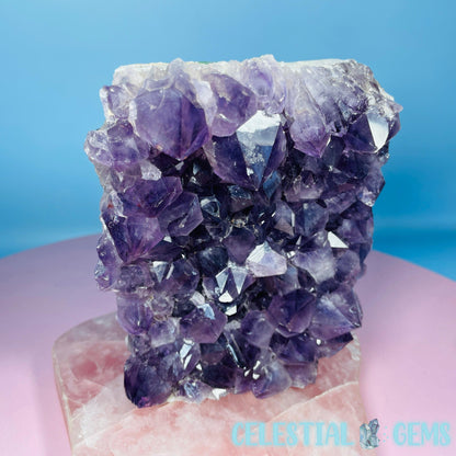 Dark Amethyst Medium Standing Cluster Freeform