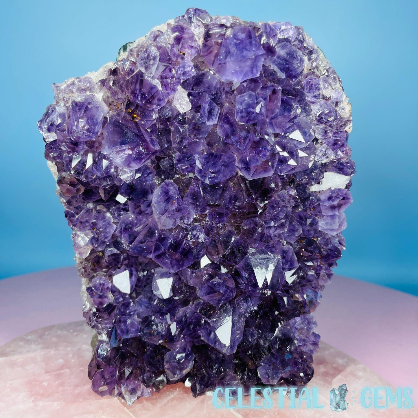 Dark Amethyst Medium Standing Cluster Freeform