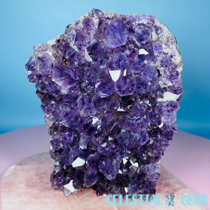 Dark Amethyst Medium Standing Cluster Freeform