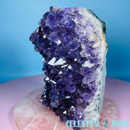 Dark Amethyst Medium Standing Cluster Freeform