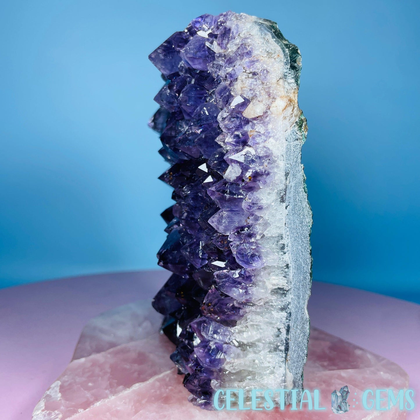 Dark Amethyst Medium Standing Cluster Freeform