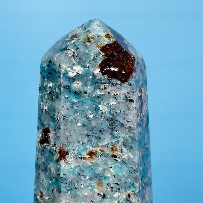 Amazonite + Garnet Medium Tower