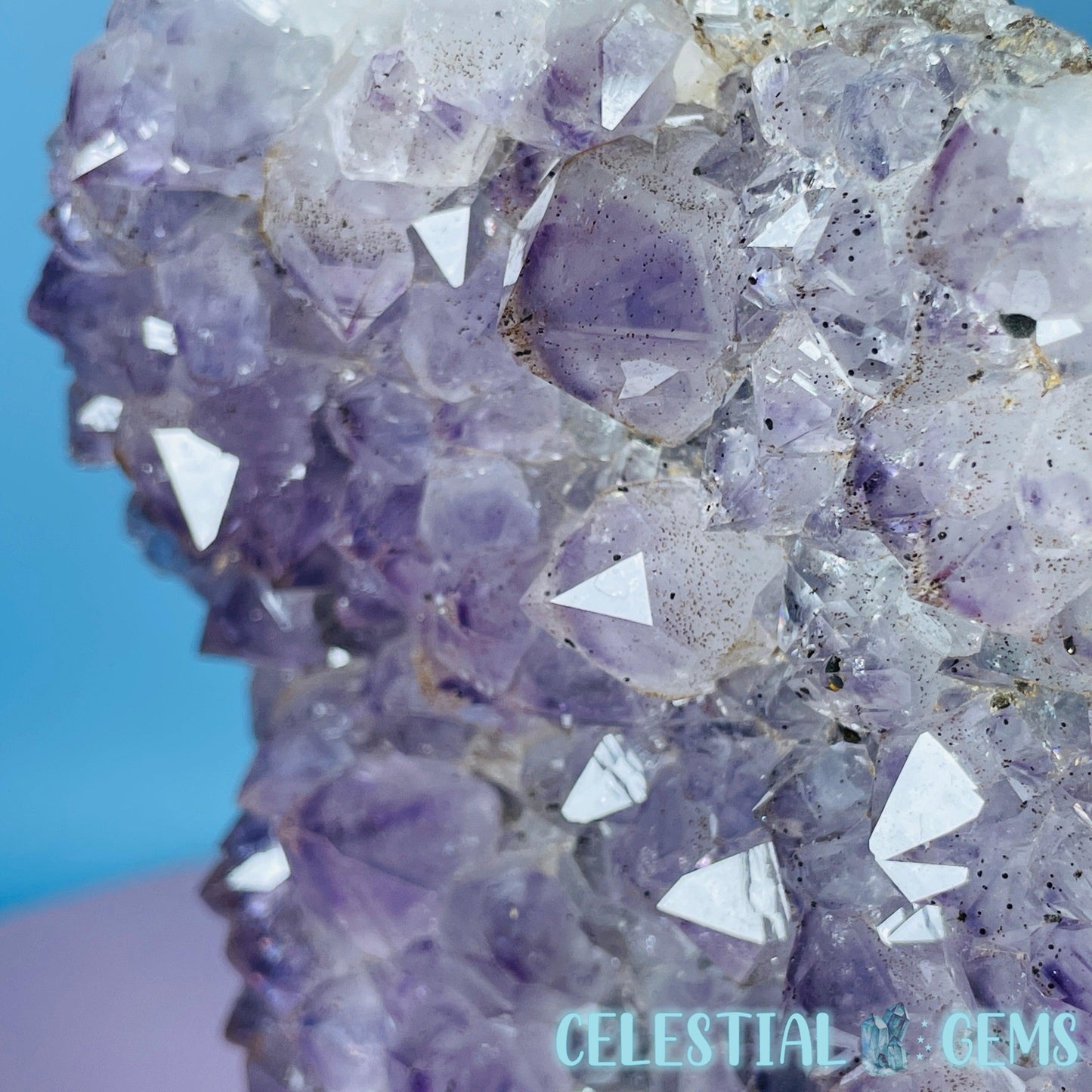 Amethyst Medium Standing Cluster Freeform