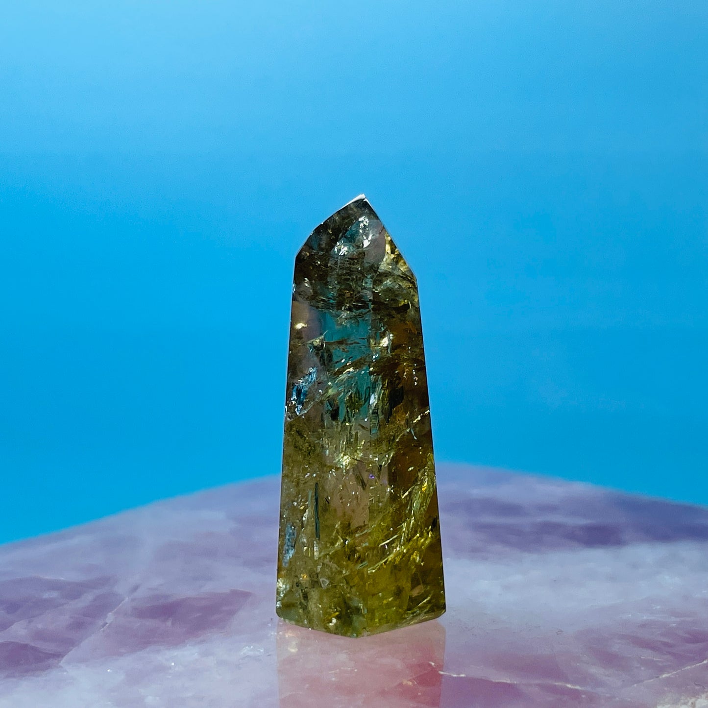 High Grade Natural Citrine Mini Tower