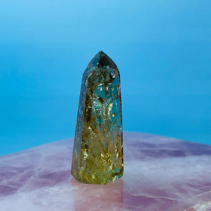 High Grade Natural Citrine Mini Tower