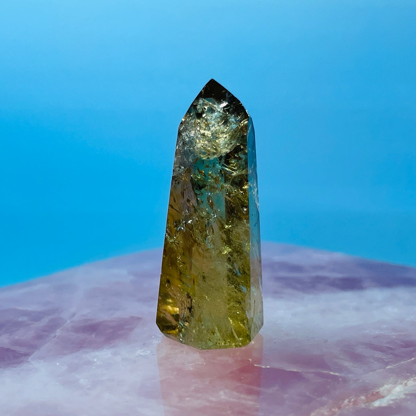 High Grade Natural Citrine Mini Tower