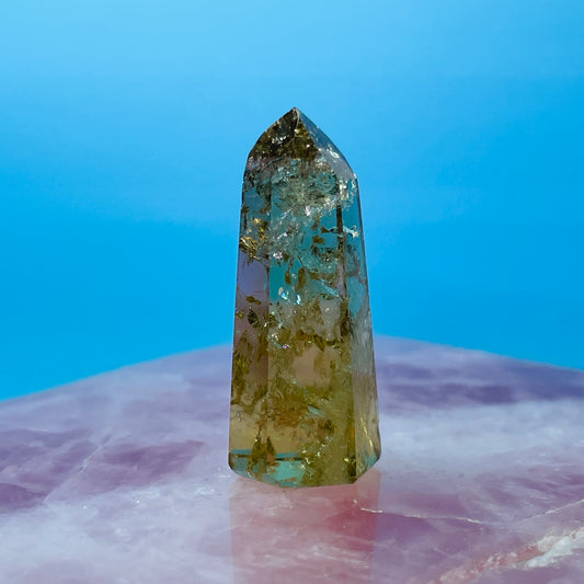 High Grade Natural Citrine Mini Tower