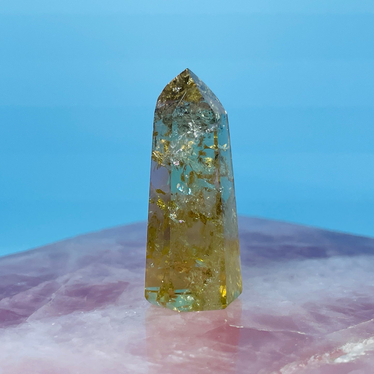 High Grade Natural Citrine Mini Tower
