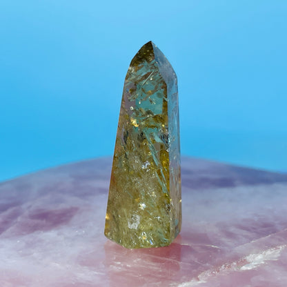 High Grade Natural Citrine Mini Tower