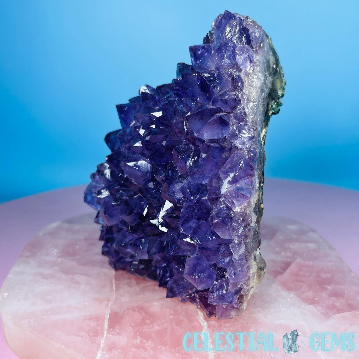 Dark Amethyst Medium Standing Cluster Freeform