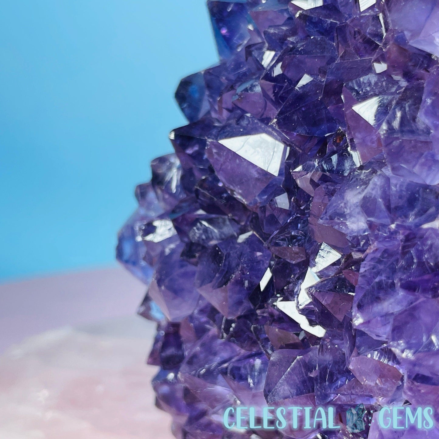 Dark Amethyst Medium Standing Cluster Freeform