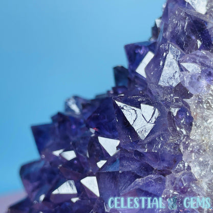 Dark Amethyst Medium Standing Cluster Freeform