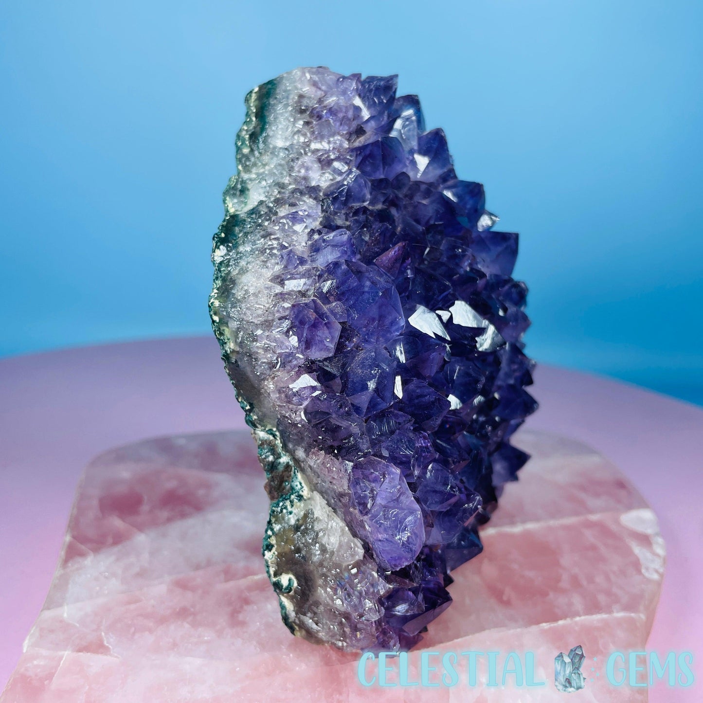 Dark Amethyst Medium Standing Cluster Freeform