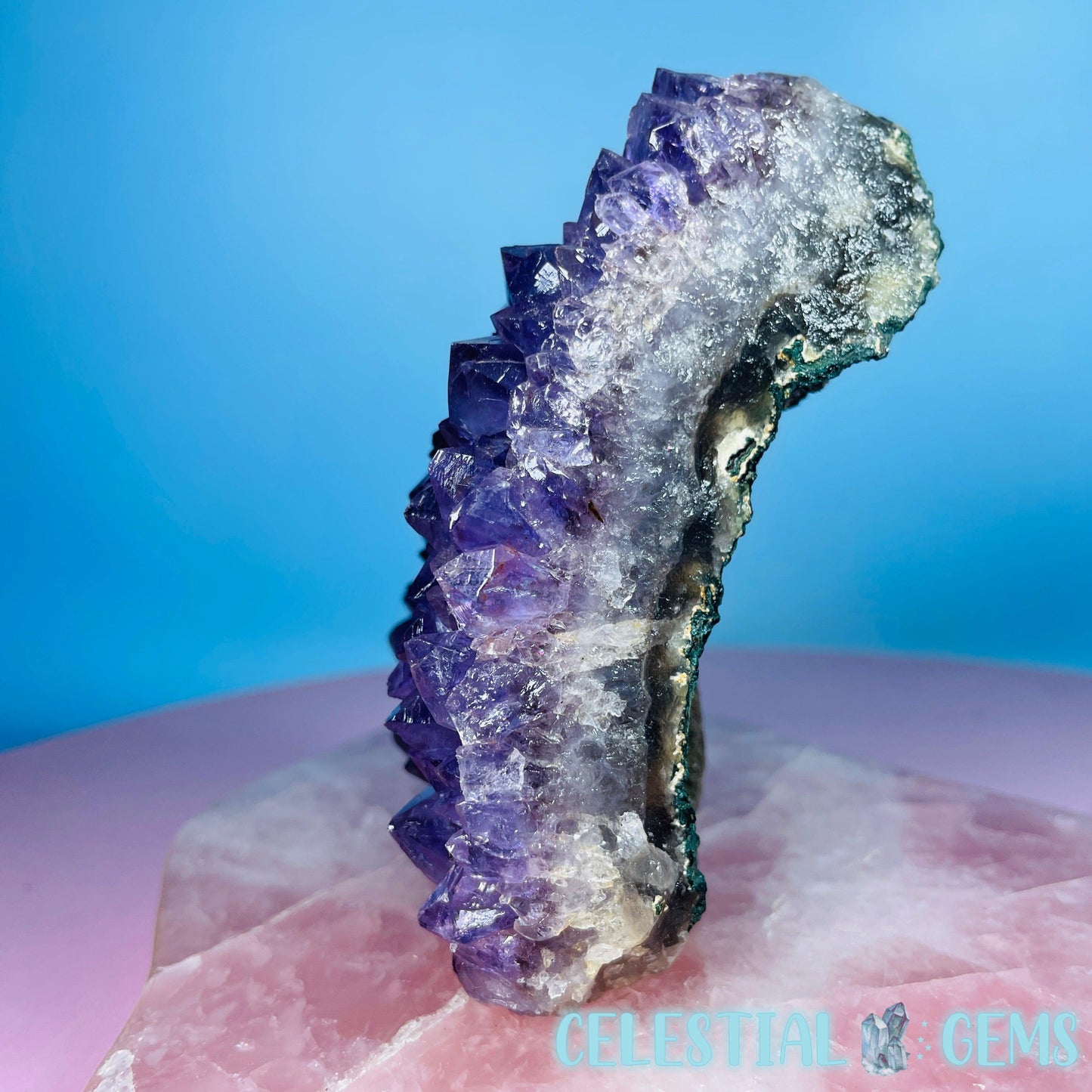 Dark Amethyst Medium Standing Cluster Freeform