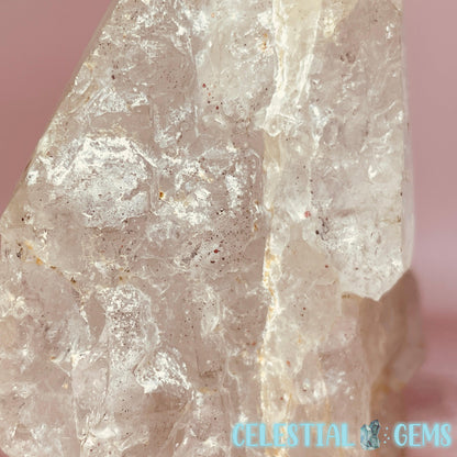 Rare Elestial Pentium Quartz Standing Point Specimen