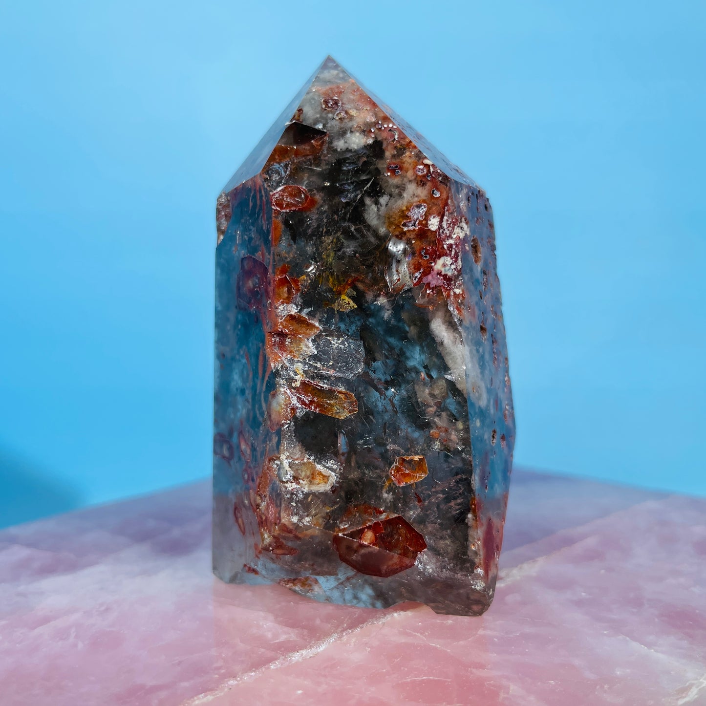 Garden Quartz (Lodolite) Chunky Small Tower