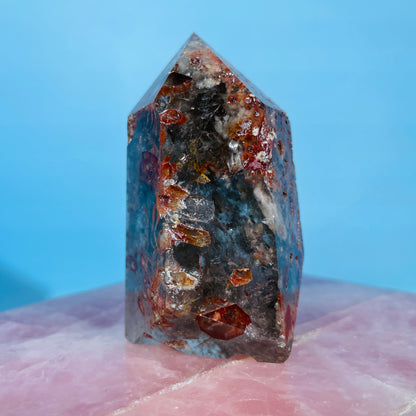 Garden Quartz (Lodolite) Chunky Small Tower