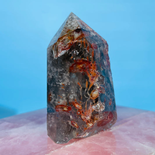 Garden Quartz (Lodolite) Chunky Small Tower