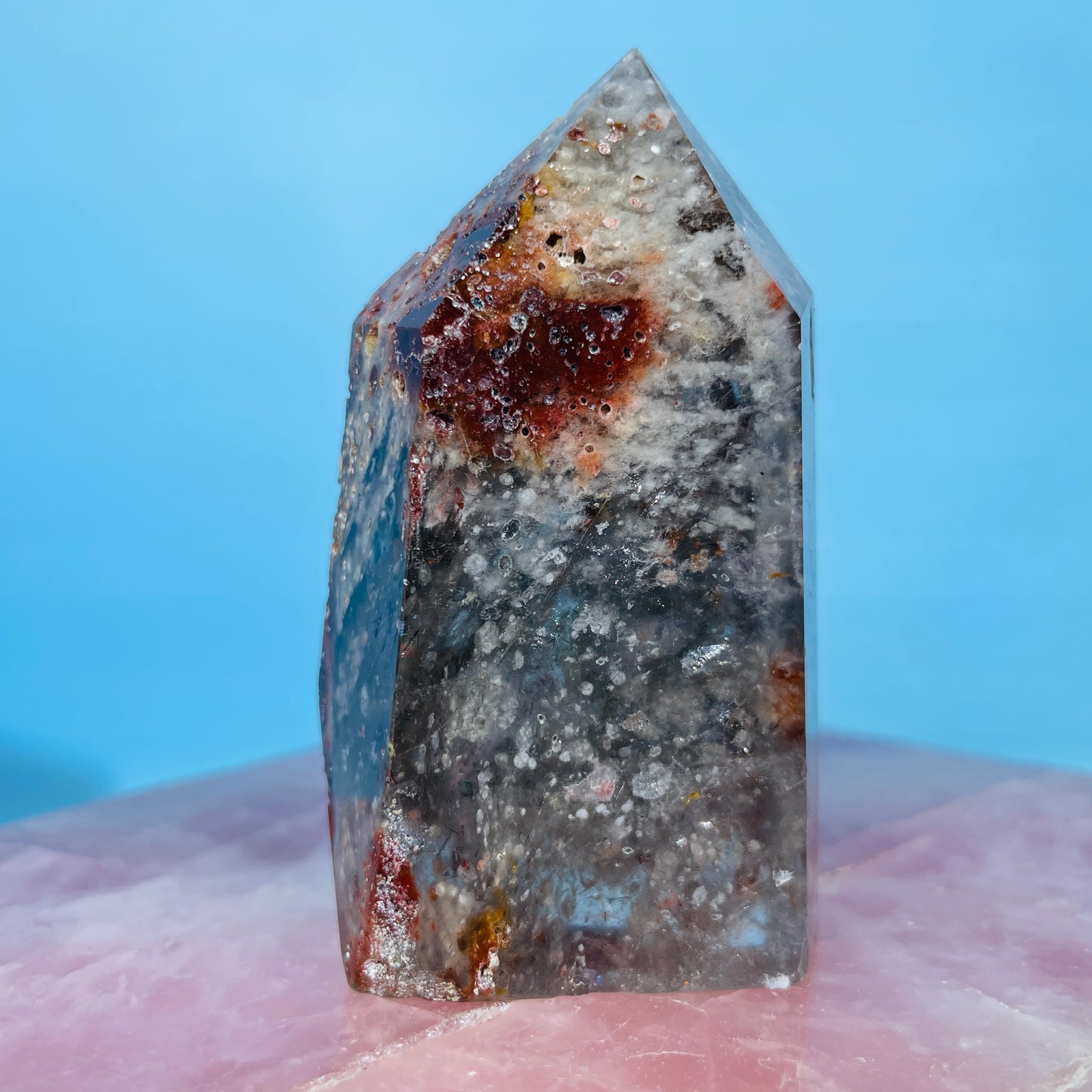 Garden Quartz (Lodolite) Chunky Small Tower